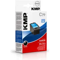 Kmp C79 melnā tinte, kas paredzēta Canon Pg-512 1511,4051  4011324151121