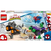 Lego Marvel Spider-Man Hulk kontra Rhino  starcie pojazdów 4Szt. 10782 594918 05702017231518