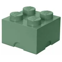 Lego Room Copenhagen Storage Brick 4 konteiners, pelēks zaļš Rc40031747  1433330 5711938029616 40031747