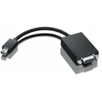 Lenovo Displayport  D-Sub Vga Av adapteris, melns DpVga video sargspraudnis  Dp to dongle 5712505768754