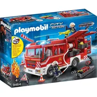 Playmobil 9464 City Action ugunsdzēsēju brigādes glābšanas mašīna, celtniecības rotaļlieta  1418315 4008789094643