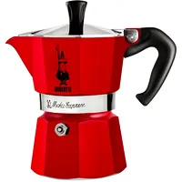 Red Bialetti Moka Espress Coffee Maker  Agdbltzap0041 8006363018449