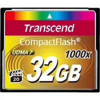 Transcend 1000X Compact Flash Card 32Gb Ts32Gcf1000  0760557823520