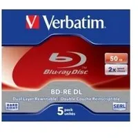 Verbatim Bd-Re Dl 2X 50Gb Jewel Case 5 Blu-Ray  43760