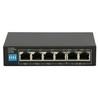 Switch Euros V2 6 ports Poe 4X 10-100Mbps  2X Uplink 802.3Af 60W Ex.14831 5903148914831
