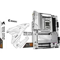 Gigabyte B650 Aorus Elite Ax Ice Motherboard - Supports Amd Ryzen 8000 Cpus, 1222 Phases Digital Vrm, up to 8000Mhz Ddr5 Oc, 1Xpcie 5.0  2Xpcie 4.0 M.2, Wi-Fi 6E, 2.5Gbe Lan, Usb 3.2 Gen 2 A 4719331859374