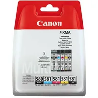 Canon tintes oriģinālais Pgi-580Pbk un Cli-581 Cmyk komplekts 2078C005  Ercanc580581000 8714574652160