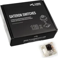 Glorious Pc Gaming Race Gateron Black Switches 120 gab.  Gat-Black 0857372006211