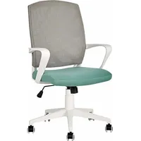 Krzesło biurowe Beliani Lumarko regulowane szaro-niebieskie Bonny  337578 Bel 4251682290234