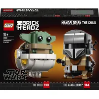 Lego Brickheadz Star Wars Mandalorietis un bērns 75317  5702016899856