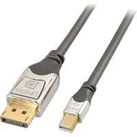 Lindy Displayport Mini  kabelis 3 M sudraba krāsā 36313  4002888363136