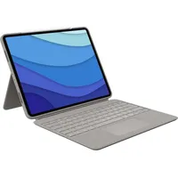 Logitech Combo Touch iPad Pro 12,9 Collu 5. un 6. Paaudze  Sand  Uk 920-010222  Aplogyi00000029 5099206095823