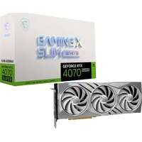 Msi Geforce Rtx 4070 Super Gaming X Slim White 12Gb Gddr6X grafiskā karte  V513-632R 4711377171625