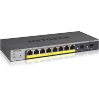 Netgear Gs110Tp Managed L2/L3/L4 Gigabit Ethernet 10/100/1000 Power over Poe Grey  Gs110Tp-300Eus 606449137644