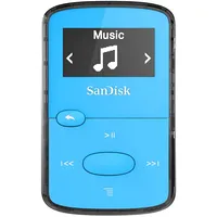 Sandisk Clip Jam Mp3 player 8 Gb Blue  Sdmx26-008G-E46B 619659187446 Mulsadmp30040