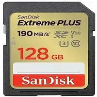 Sandisk karte Extreme Plus - Flash 128 Gb Uhs-I U3 / Class10 Sdxc  Sdsdxwa-128G-Gncin 619659189389