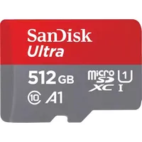 Sandisk Ultra Microsdxc karte 512 Gb 10. Klase Uhs-I/U1 A1 Sdsquac-512G-Gn6Ma  0619659200572