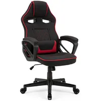 Sense7 Knight auduma krēsls, melns un sarkans  5902659841599