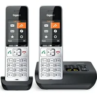 Telefon stacjonarny Gigaset Comfort 500A Duo, analogue telephone Silver/Black, 2 handsets  L36852-H3023-B101 4250366866642