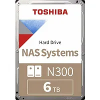 Toshiba N300 Mazumtirdzniecība 6 Tb 3,5 collu Sata Iii Gb/S servera disks Hdwg460Ezsta  4260557511749