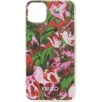 Kenzo Oryginalne Etui Fa5Cokixivsr Iphone 11 Pro Kwiaty Różowo-Czerwone standard  3603679929299
