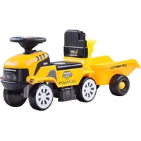 Jeździk Traktor z przyczepą melodie żółty Za3746  Zo 5905258512532