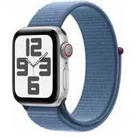 Apple Watch Se Gps  Cellular 40Mm Silver Aluminium Case with Winter Blue Sport Loop Atappzass2Mrgq3 195949006913 Mrgq3Qp/A