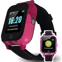 Smartwatch Gogps K27T Czarno-Różowy  K27Tpk 5904310288170