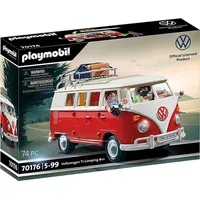 Playmobil 70176 Famous Cars Volkswagen T1 Camping Bus, celtniecības rotaļlieta  1681380 4008789701763