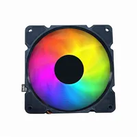 Gembird Cpu-Huracan-Argb-X140 Cpu cooling fan, 12 cm, 100 W, multicolor Led, 4 pin  8716309123914 Chlgemcpu0008