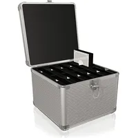 Icy Box alumīnija korpuss 10 2,5 Collu vai 3,5 Collu diskdziņiem, sudraba Ib-Ac628  4250078160557