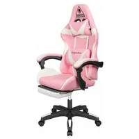 KrugerMatz Gx-150 atzveltnes krēsls, rozā un balts  Km0790-P 5901890068635