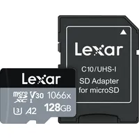 Lexar Professional 1066X Microsdxc karte 128 Gb 10. Klase Uhs-I/U3 A2 V30 Lms1066128G-Bnang  843367121915