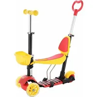 Nils Fun Hlb07 4In1 childrens scooter Black-Yellow-Red  16-51-053 5907695541687 Didnilhul0085