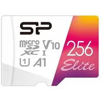 Silicon Power Elite Microsdxc karte 256 Gb 10. Klase Uhs-I/U1 A1 V10 Sp256Gbstxbv1V20Sp  4713436128663