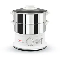 Tefal Vc145 steam cooker 2 baskets Freestanding White, Stainless steel  Vc1451 3045386378463