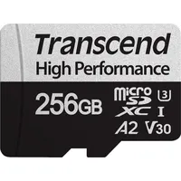 Transcend 340S Microsdxc karte 256 Gb 10. Klase Uhs-I/U3 A2 V30 Ts256Gusd340S  0760557849605