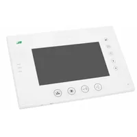 FF Wideodomofon monitor 7 cali kolorowy z pamięcią, dotykowy, biały, szkło  Mk-08F 5908312597261