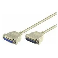 Microconnect Db-25 - Db-25, 10M, Szary Modgr10  5705965884959