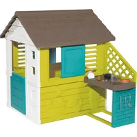 Skaista rotaļu māja ar vasaras virtuvi, dārza aprīkojumu  3032168107229