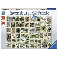 Ravensburger Puzzle 17079 - stemple zwierzęce 3000 szt.  4005556170791