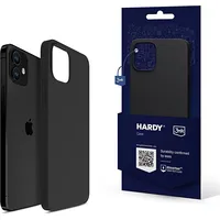3Mk Apple iPhone 12 - Hardy Silicone Magcase Black  5903108500777