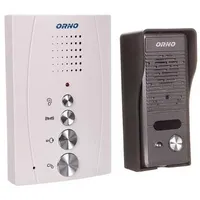 Orno Zestaw domofonowy jednorodzinny z interkomem bezsłuchawkowy szary Eluvio Intercom Or-Dom-Re-920/G  5901752484535
