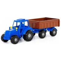 Polesie 84750 Traktor Altaj niebieski z przyczepą Nr1 w siatce  4810344084750