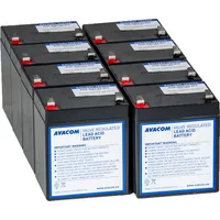 Avacom Akumulator 12V/8X6Ah Ava-Rbc43-Kit  8591849052470