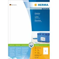 Herma Premium Labels A4, balts, matēts papīrs, 100 gab. 4458  4008705044585
