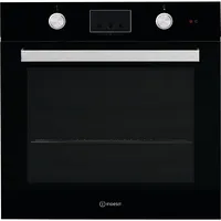 Indesit Ifw 65Y0 J Bl oven 66 L A Black, Stainless steel  8050147028360 Agdindpiz0016