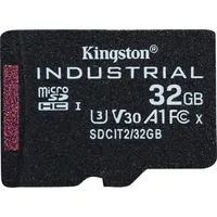 Kingston Industrial Microsdhc 32 Gb 10. Klases Uhs-I/U3 A1 V30 karte Sdcit2/32Gbsp  0740617321067