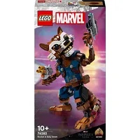 Lego 76282 Marvel Super Heroes Rocket  Baby Groot, celtniecības rotaļlieta 100012433 5702017590325