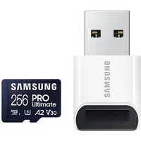 Samsung Micro Sd atmiņas karte 256Gb Pro UltimateMicrosd lasāma  Mb-My256Sb/Ww